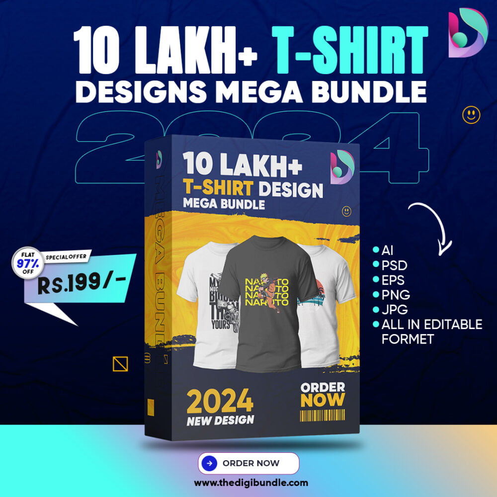 Mega T-Shirt Designs Bundle