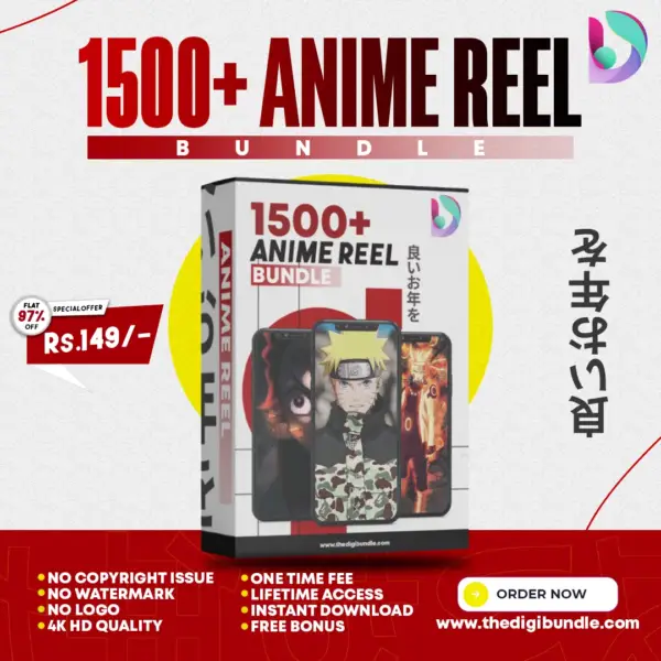 1500+ Anime Reels Bundle