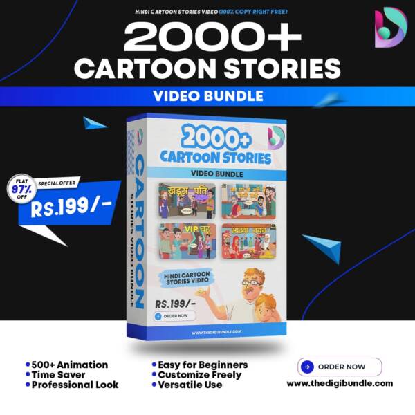 2000+ Cartoon Stories Bundle - Image 3