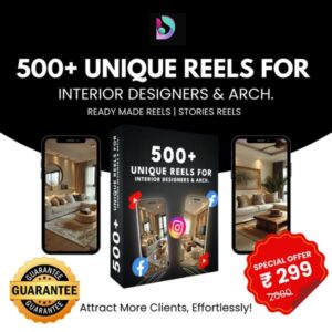 500+ Interior Designer Reels Bundle