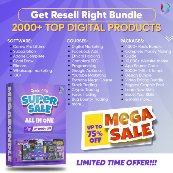 2000+ Top digital Products Bundle