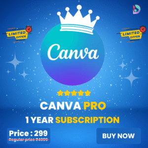 Canva Pro ( 1 Year Subscription)