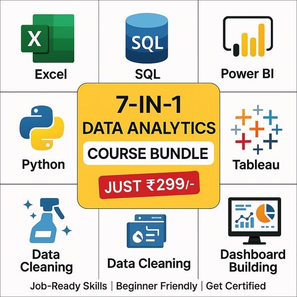 7-in-1 Data Analysis Course Bundle