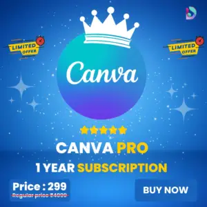 Canva pro (1 Year Subscription)